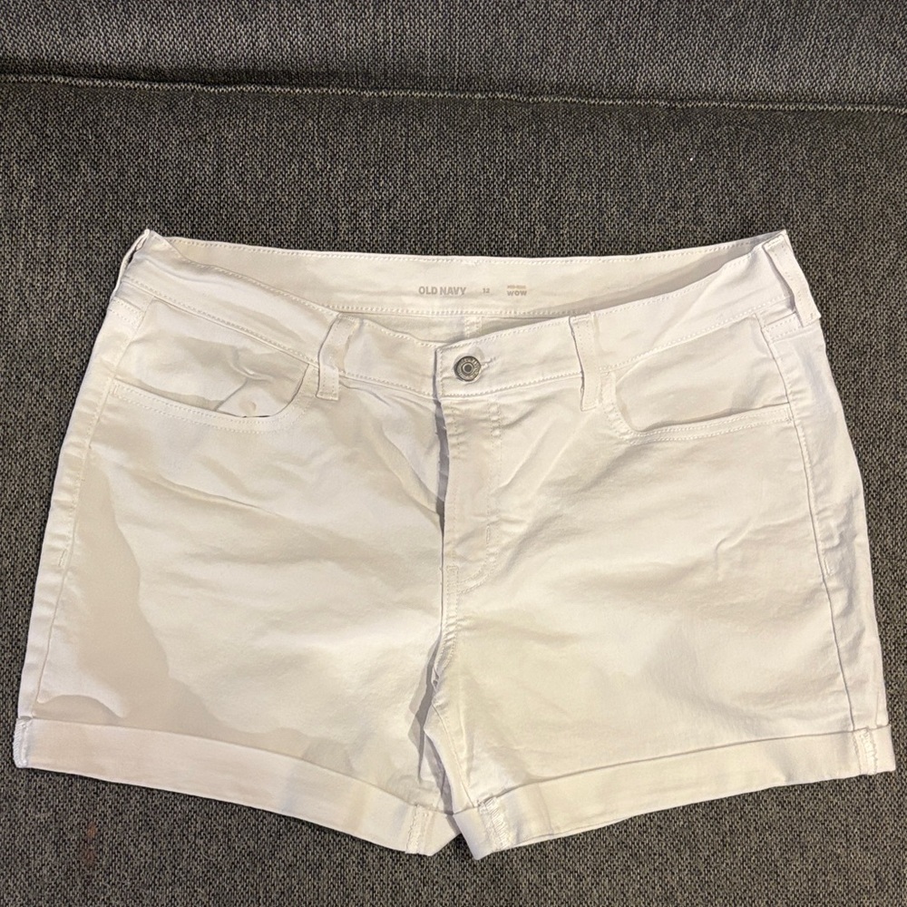 Old Navy Women's Classic White Jean Shorts